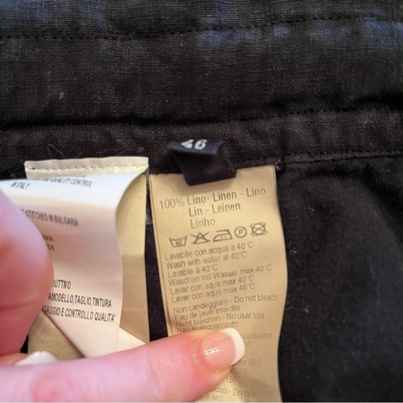 120% Lino QUALITY linen shorts L - Picture 7 of 8